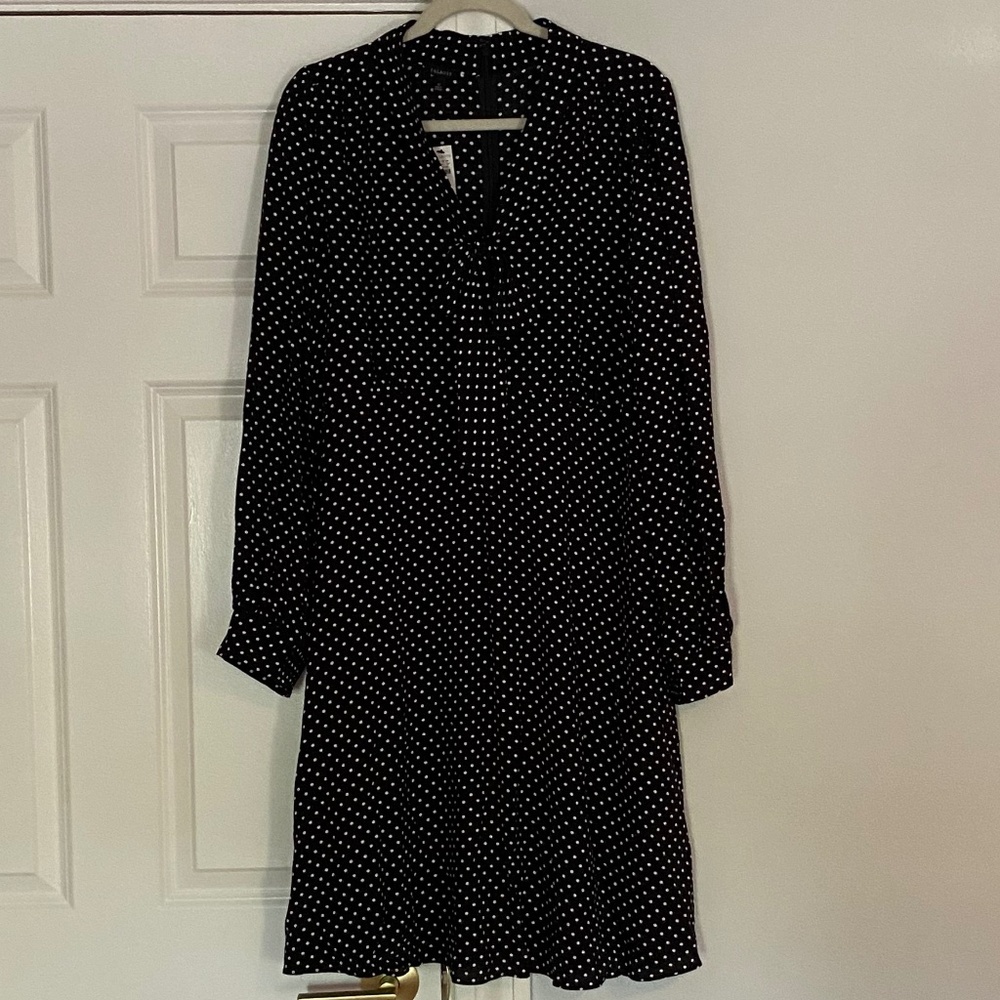 Black and white Talbot's dress, Size 16, NWT